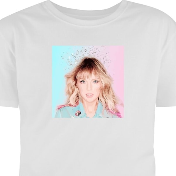 T-skjorte for Voksen | Klassisk Voksen-T-skjorte Taylor Swift Poesi hvit S