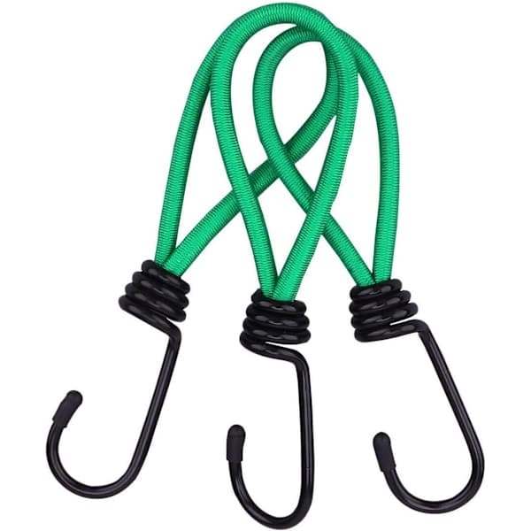 12 stk. bungee-krog, presenning bungee-krog elastiske bungee-snore Camp