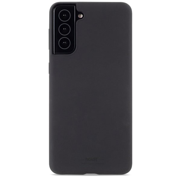 Samsung Galaxy S21 Plus - holdit Mobilskal Silikon - Svart Svart