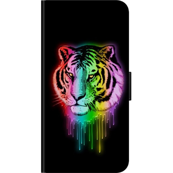 Huawei P Smart Z Lompakkokotelo Neon Tiger