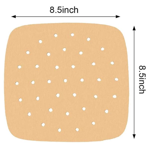 Airfryer Bakepapir, bambusdamperpapir for airfryer