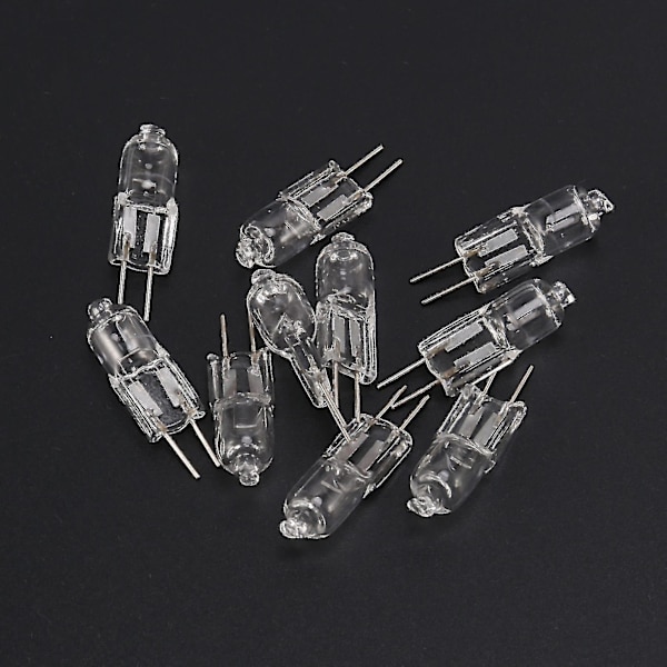 10 X G4 Halogen Lys Lampe Belysning 10w Varm Hvit-HYJ