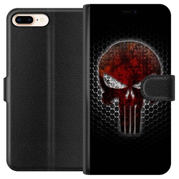 Apple iPhone 7 Plus Pung Etui Dødningehoved