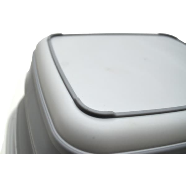 7,7 L (2 gallon) sammenleggbart badekar - sammenleggbart badekar - bærbar vaskebalje - plassbesparende plastbadekar (grå)【pl】