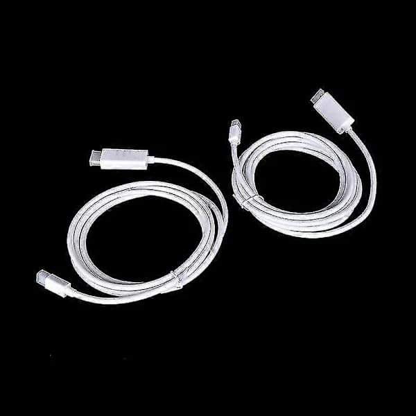[PL] Praktisk Thunderbolt Mini Displayport Dp til HDMI Adapterkabel til Mac Macbook