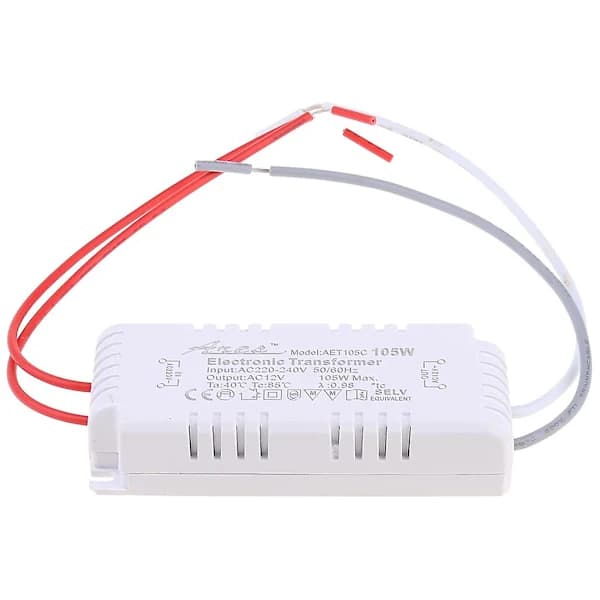 {PL}AC 12V 105W Halogen Driver Lys LED Strømforsyning Elektronisk Transformator Ny