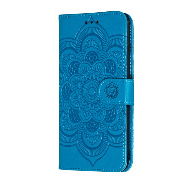 iPhone 7/8 Plus - Mandala Wallet Case - Blue