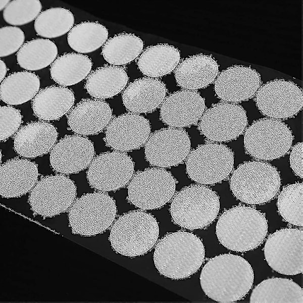 1000 stk. 10 mm Velcro-prikker selvklæbende, 500 par selvklæbende Velcro-prikker (bebetter) Høj kvalitet