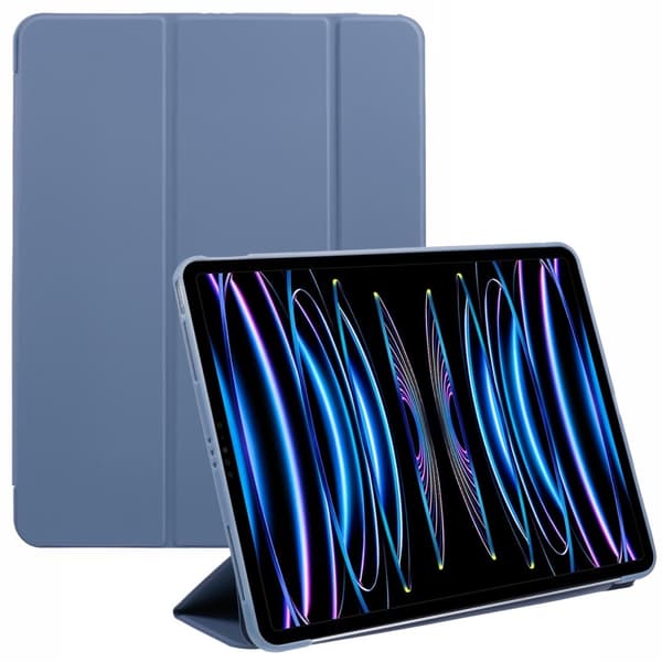 iPad Pro 12.9 (Gen 4/5/6) Kolmiosainen Kotelo - Harmaa