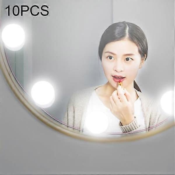 GETIT 10 STK 10W Justerbar Lysstyrke Hvidt Lys Makeup Spejl Vanity LED Pære