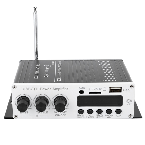 USB-hukommelseskort FM 3 i 1 Stereo Power Audio-forstærker Bluetooth 4.2 Digitalafspiller