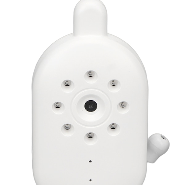 Videobabyalarm med kamera 2,4 tommer 2-vejs stemmeintercom infrarød nattesyn WiFi babyovervågningsenhed 100‑240V EU-stik