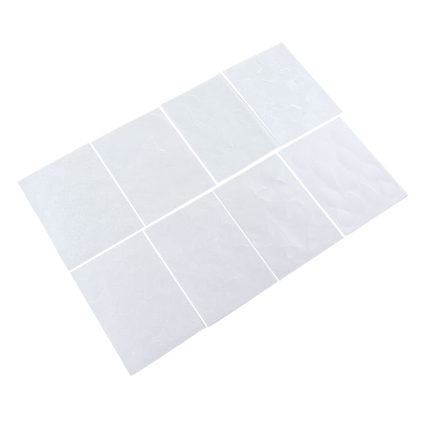 8 stk krympepapir for barn, tosidig, høy transparens, BOPS, DIY krympeplastark for nøkkelringer