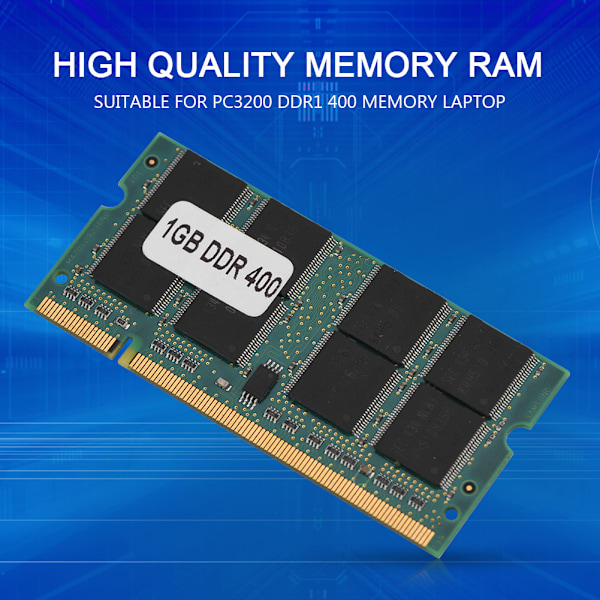 200Pin Mini Høj Kvalitet DDR1 1GB 400MHz PC3200 Hukommelse Ram Modul Bræt til Bærbar