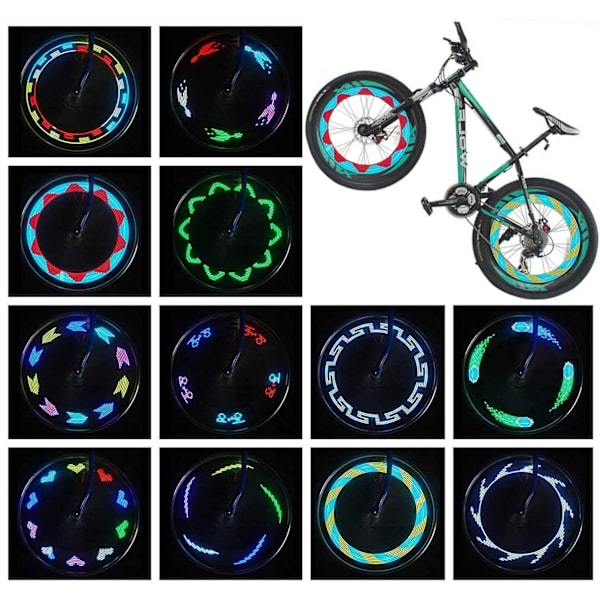 Vattentät cykellampa USB-laddningsbar LED-cykellampa