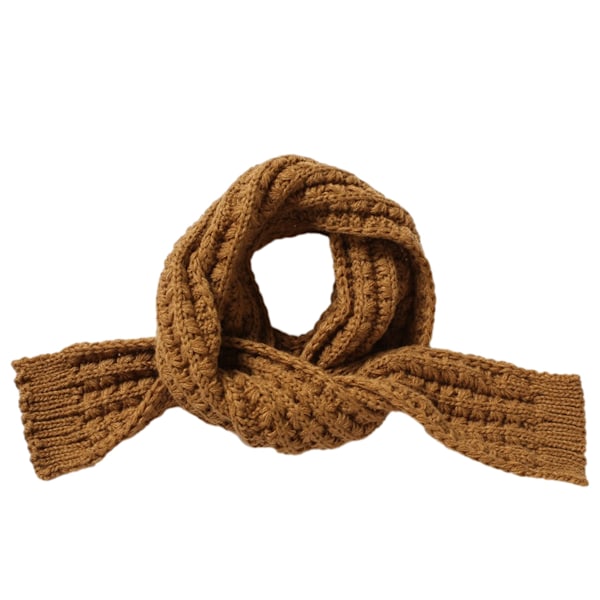 Barnhalsduk Mode Enfärgad baby mjuk varm halsduk hals Varm vinterflicka kvinnor camel