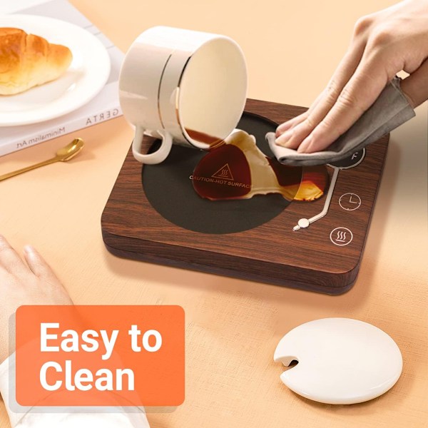 Kaffevärmare, CEROBEAR Mug Warmer för Skrivbord 3 Temperaturkontroller 54℃/66℃/77℃, Koppvärmare med Automatisk Avstängning för Kaffe Mjölk Te Dryck Style 1