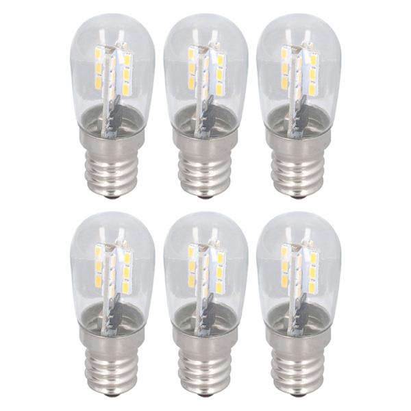 10 stk. LED E12 pære glas lille loftslampe pære 500LM Wal