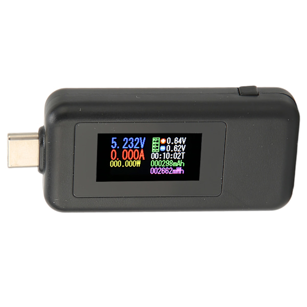 USB-tester Realtidsdetektering IPS HD-skærm Høj nøjagtighed Strømafbrydelse Lagring USB-spændingsmåler