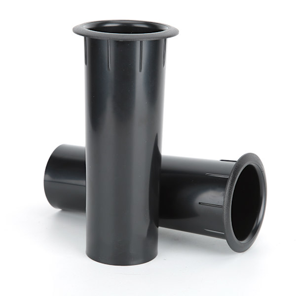 2 stk. åpne hull 50mm rør glatt innervegg høyttaler ABS plast invertert rør for 4-6 tommer høyttalere (åpent hull 50mm rør)