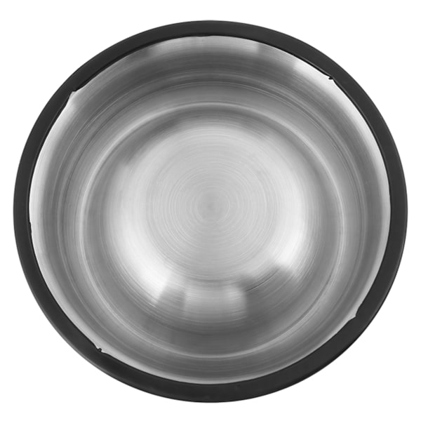Spillsäker Hundskål i Rostfritt Stål, Hälsosamt Alternativ med Ergonomisk Lutande Design, Upphöjd Kant för Kontrollerad Ätning, Lämplig för Hundar, Katter
