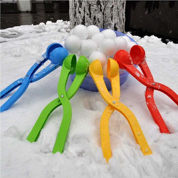 Flexibel Snöbollsmaskin, Snabb Snöbollsformning Giftfri Plast För Säker Vinterlek