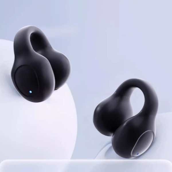 Öronklämma Bluetooth-hörlurar Trådlös Digital Display Universal för Sport Arbete Liv