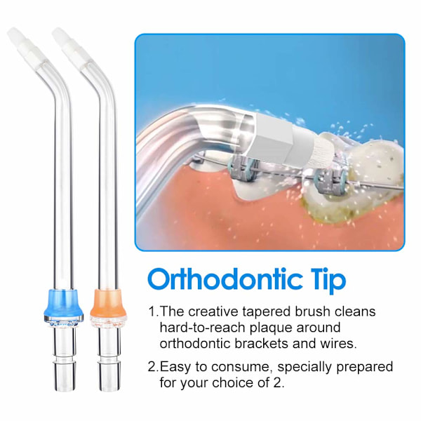 Periodontala Munstycken, Universell Kompatibilitet För Waterpik Vattentrådar, Reducerar Periodontala Fickdjup, Skonsam Leverans Med Lågt Tryck (4st, 2