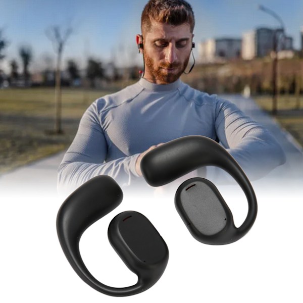 Trådlösa översättningshörlurar Bluetooth 5.1 Översättningshörlurar 74 språk 70 accenter Översättningsenhet med APP för musiksamtal Svart