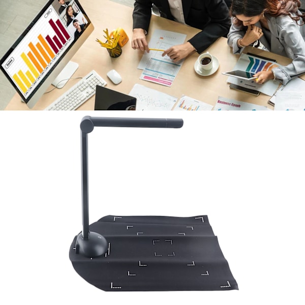 Bok Scanner Kamera 10MP Flerspråkig OCR Realtids Projektion A3 A4 Fällbar Bärbar USB Dokument Kamera Scanner