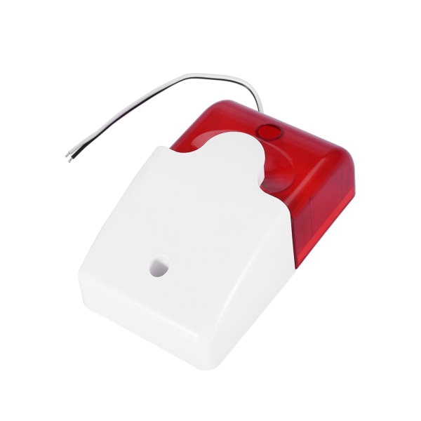 AC220V Rød LED Advarselslys Akustisk-optisk Alarmsystem Emergen