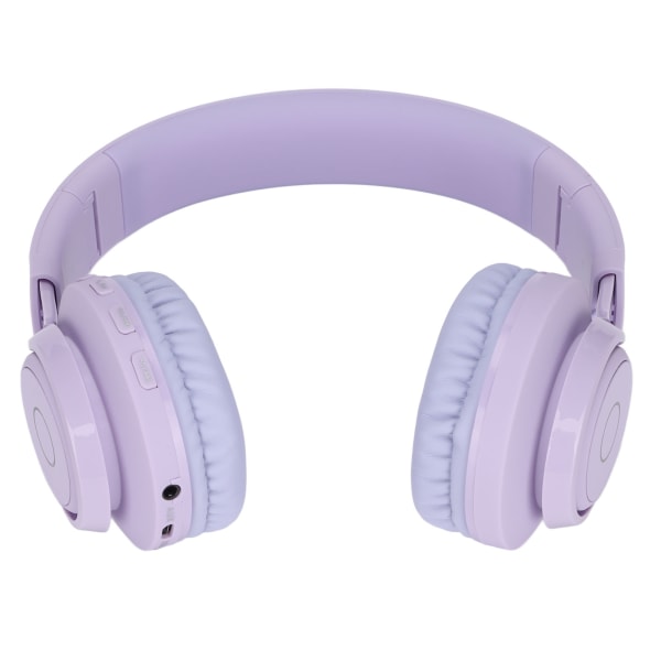 Børns Bluetooth-hovedtelefoner Foldbar Justerbar RGB Farverig Lys Headset med Mikrofon til Børn Studie BT06C