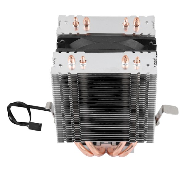 4 Varmerør CPU-blæser Radiator Køler Varmeafleder Til Intel LGA AMD 1366 1155 775