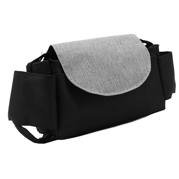 Baby Stroller Opbevaringspose Oxford Klud Justerbar Spænde Multi Lomme Baby Stroller Taske