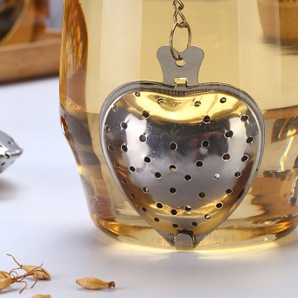 Presentvärdig Lösbladste-infuser, Te-sil i rostfritt stål med anpassningsbara örter, kryddor, blommor, perfekt för teälskare