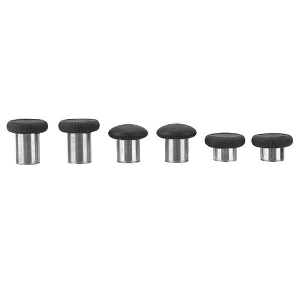 14PCS/Set Knappknappar Ersättningskit Controllerknapp för XBOX ONE ELITE/ PS4 / Switch(Svart)