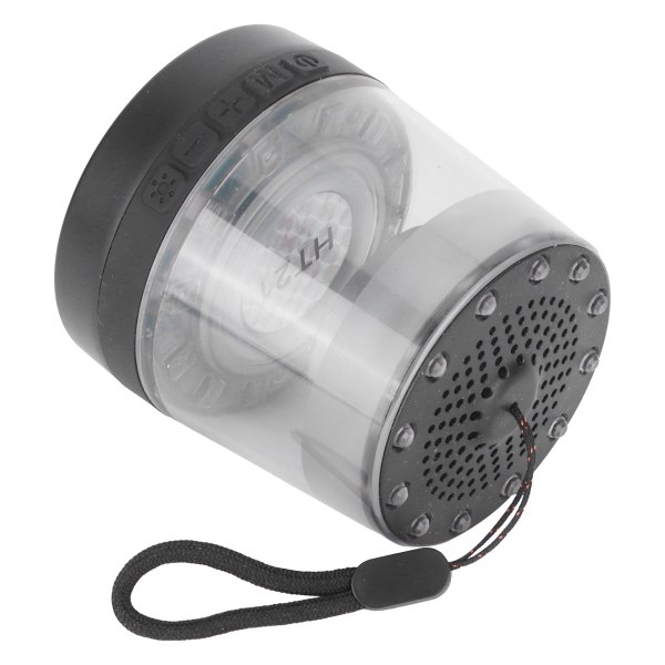 Bärbar färgglad Bluetooth-högtalare med transparent ljus 1200m