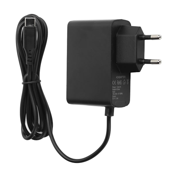 AC-adapterladdare för Switch NS-spelkonsol Laddningsströmförsörjning Hemmaresa Användning 100‑240V