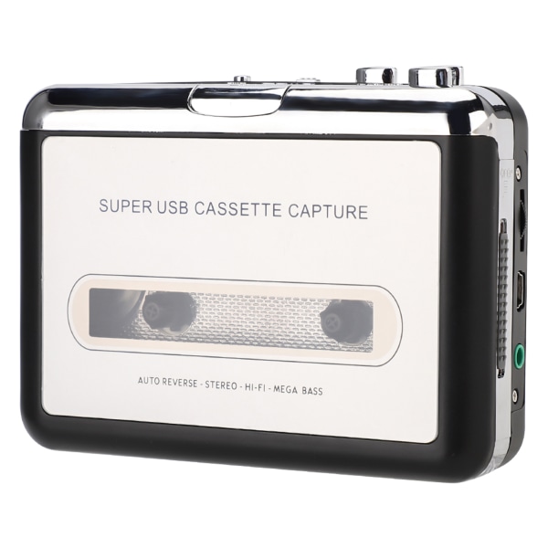 USB-kassett til MP3-konverter Stereo lydmusikspiller kassettspiller