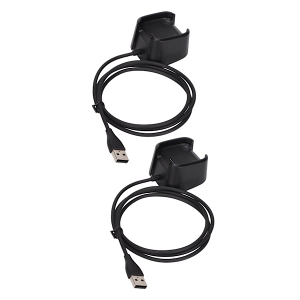 2 st laddare USB-laddningskabel dockningsstation för Fitbit Versa 2 Health and Fitness Smartwatch