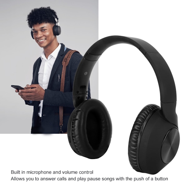 Trådløse Bluetooth-hodetelefoner ANC Aktiv støydemping Bluetooth Stereo Headset for mobiltelefon, nettbrett, bærbar PC