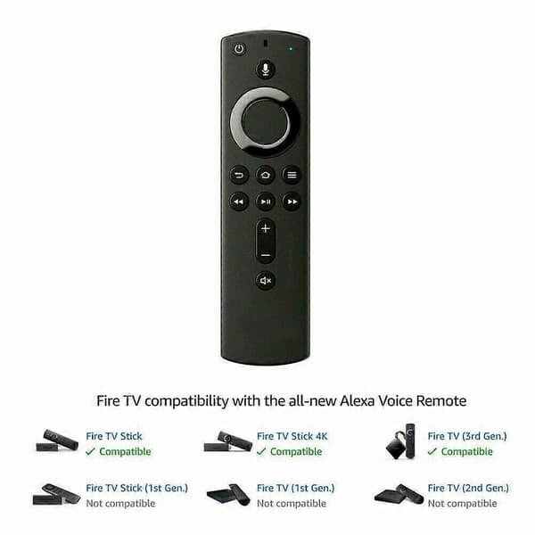 L5B83H stemmefjernkontroll kompatibel med Amazon Fire TV