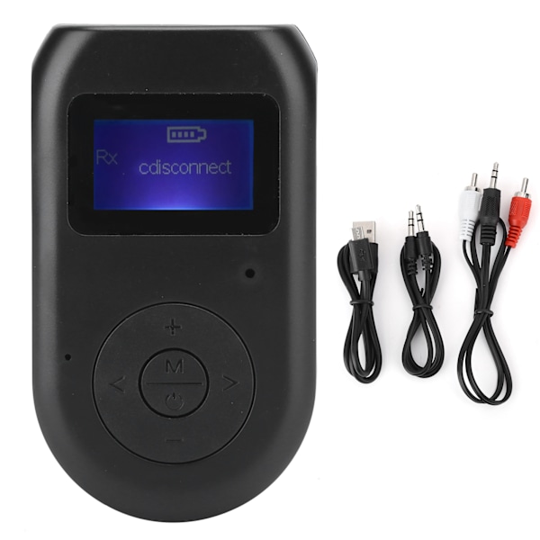 BT-11 LCD-skärm USB Bluetooth-adaptermottagare sändare 2 i 1 handsfree-samtal