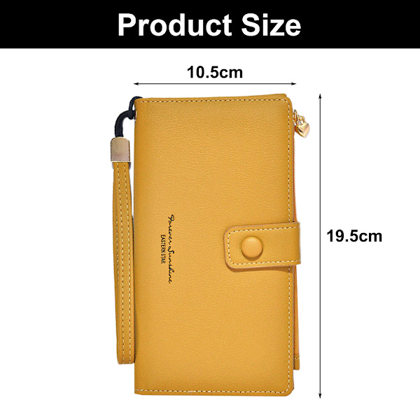 Ultra Slim Small Läder Kvinnor Plånbok Tiny Thin Bifold Pocket Dam Plånbok,11cm*9cm*2cm