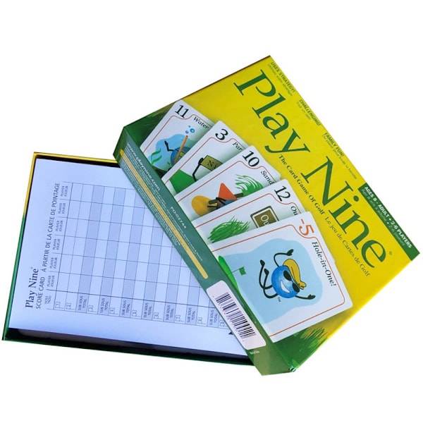 Play Nine Kortspel, Enkelt för Alla Åldrar, Högkvalitativa Kort, Strategispel för Perfekta Spelkvällar