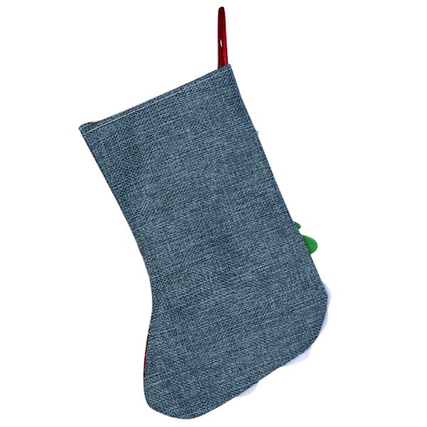 Återanvändbara julklappspåsar, Familjeset Juldekor, Filt & Sammet Stora Strumpor För Inomhus- och Utomhusbruk, Perfekt Juldekorationshänge