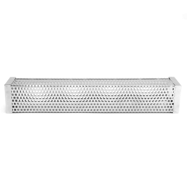 Fyrkantig rökrör i rostfritt stål för grill, kolgrill, rökare, grilltillbehör