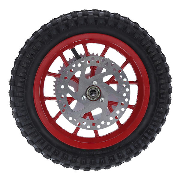 12,5x2,75 tuuman minipyörän takarengas, liukumaton kumi, terässeos, 47cc 49cc 2-tahti minicrossiin (punainen)