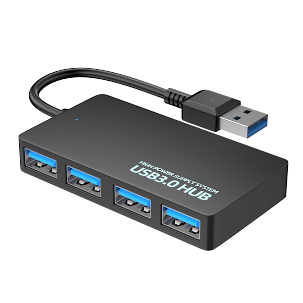 Ultra Slim USB-hubb, Supersnabb överföring för dator, laptop, Xbox, skrivare och kamera