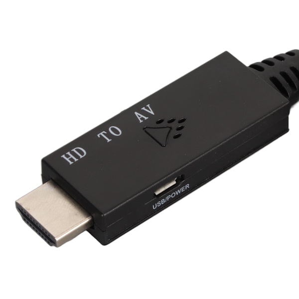 HD Multimedia Interface till RCA-omvandlare Professionell HD Multimedia Interface till AV-adapter för gammal TV-skärm Projektor 3,3 fot